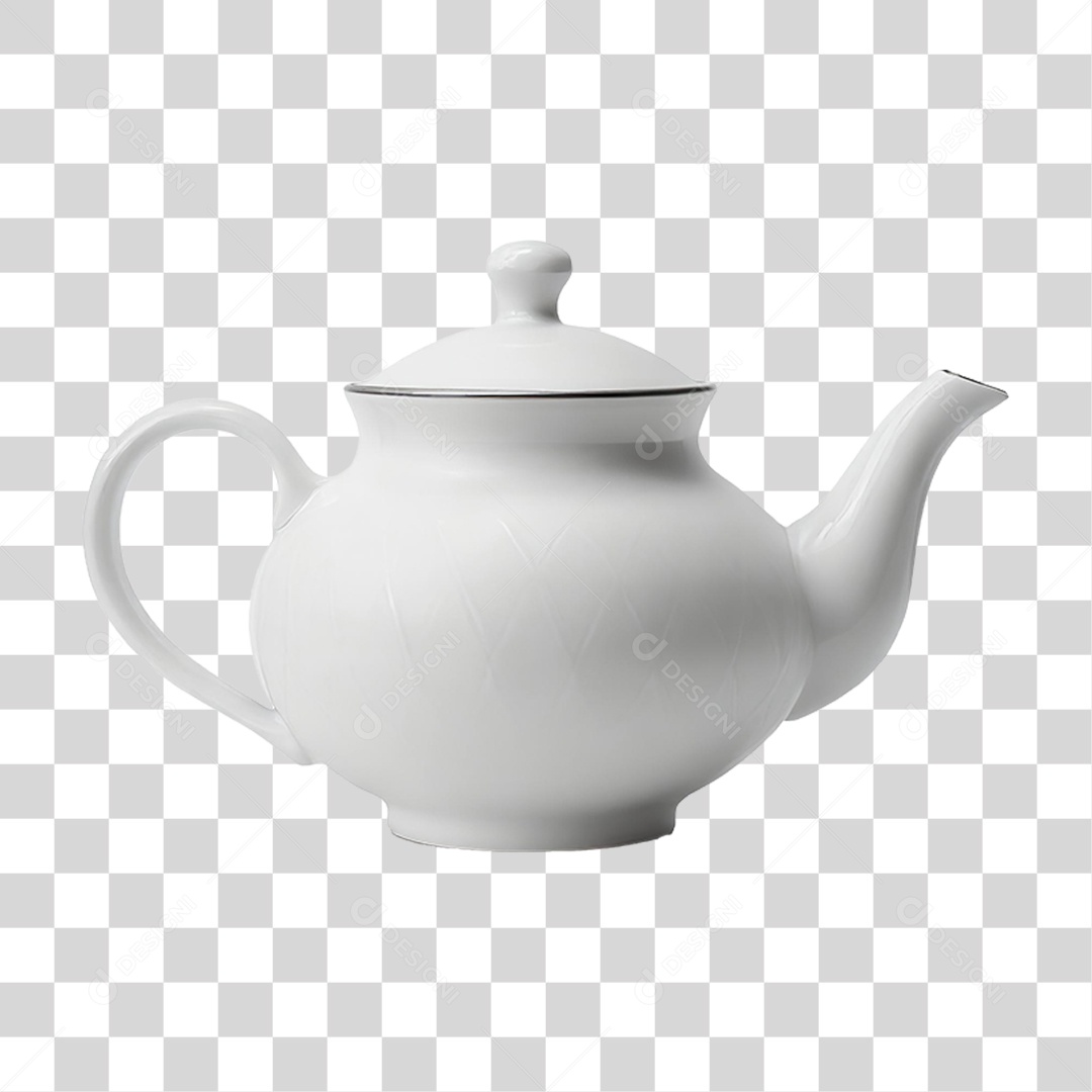 Bule de Cerâmica PNG Transparente