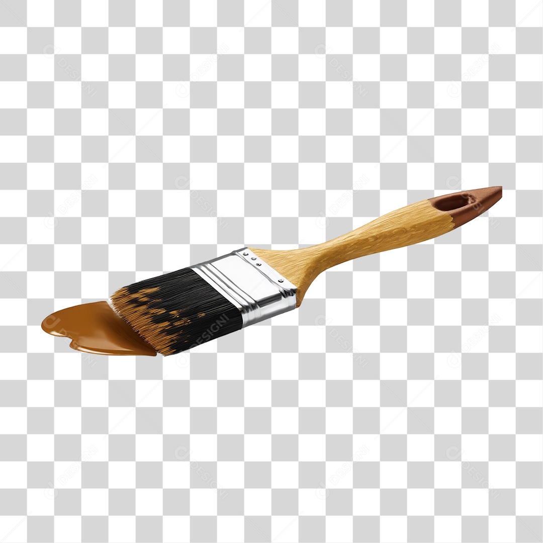 Pincel de Pintura PNG Transparente