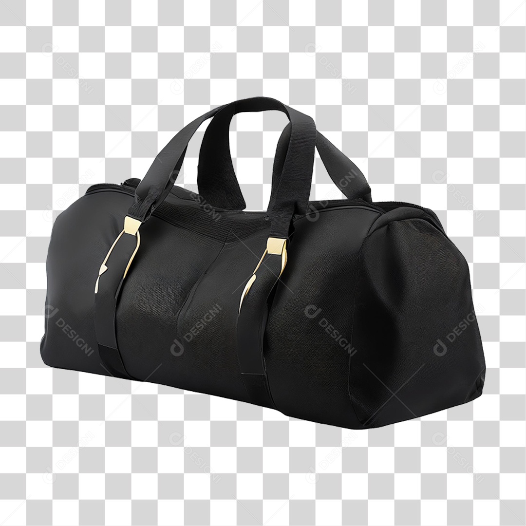 Bolsa Esportiva Preta PNG Transparente