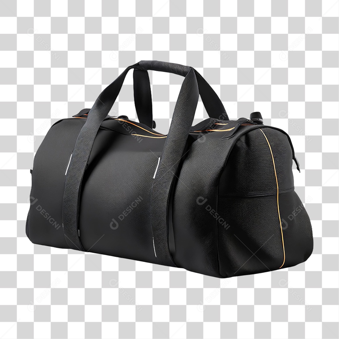 Bolsa Esportiva Preta PNG Transparente