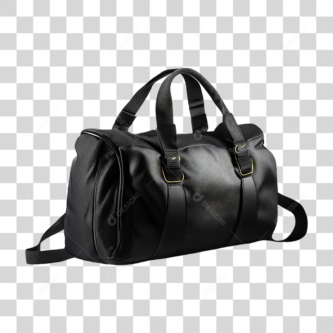 Bolsa Esportiva Preta PNG Transparente