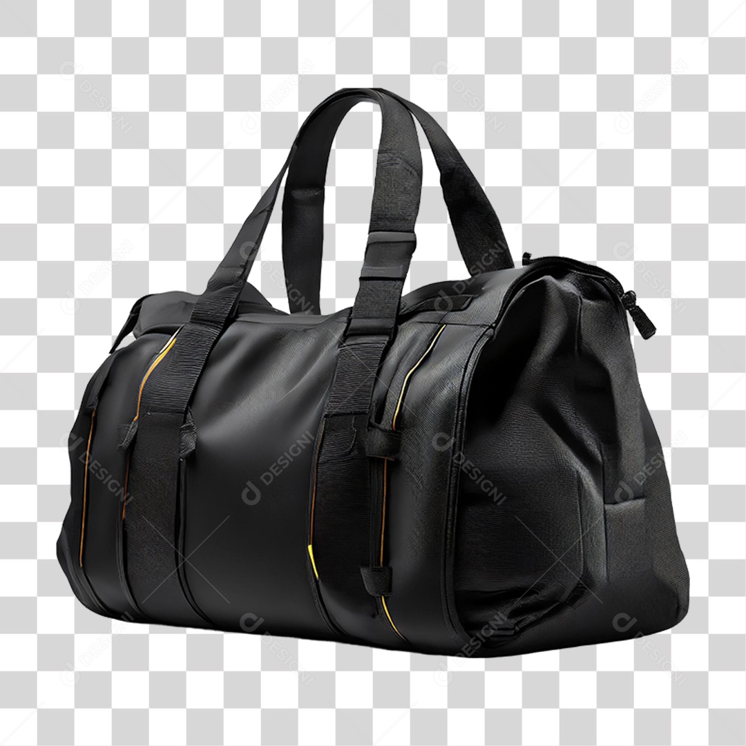 Bolsa Esportiva Preta PNG Transparente