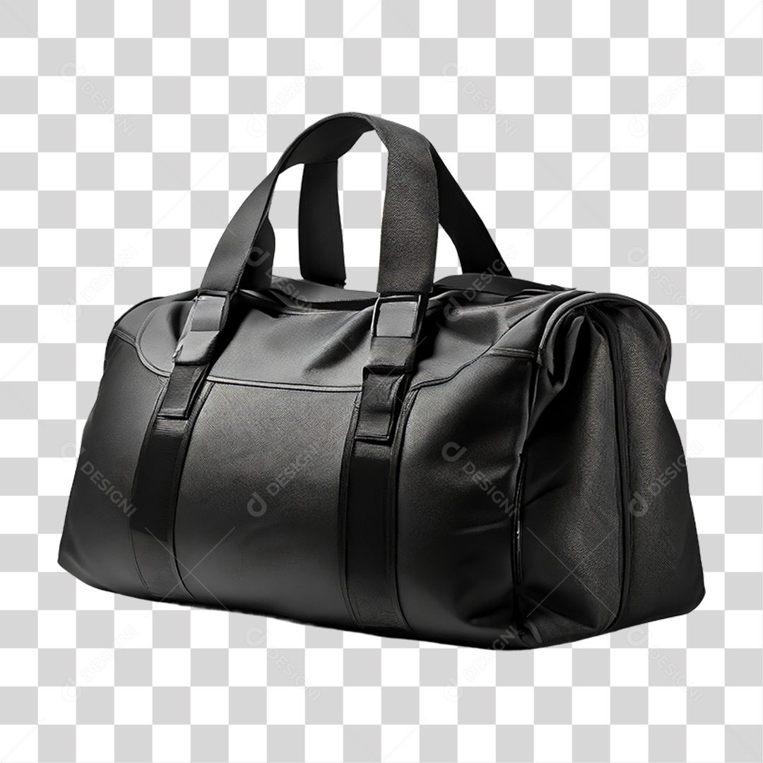 Bolsa Esportiva Preta PNG Transparente