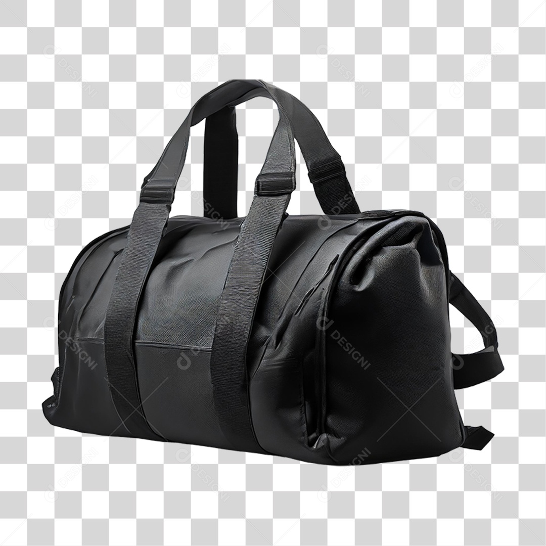 Bolsa Esportiva Preta PNG Transparente