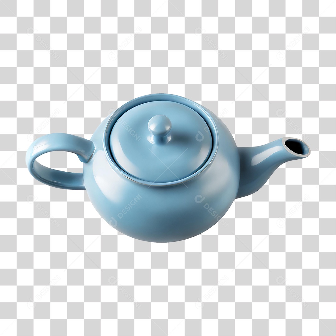 Bule de Cerâmica PNG Transparente