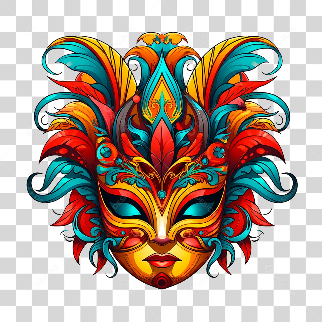 Máscara de Carnaval Fantasias PNG Transparente