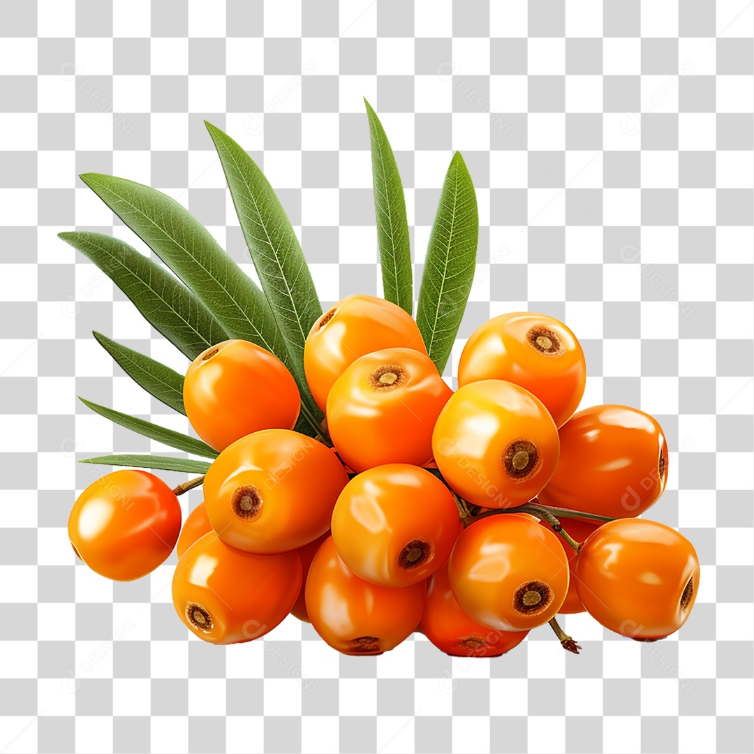 Fruto do Espinheiro-marítimo PNG Transparente