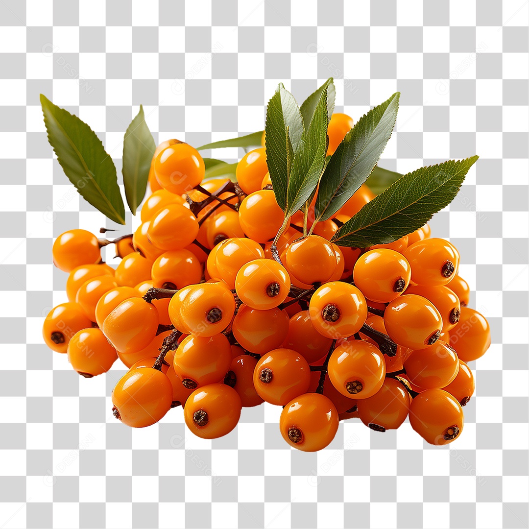 Fruto do Espinheiro-marítimo PNG Transparente