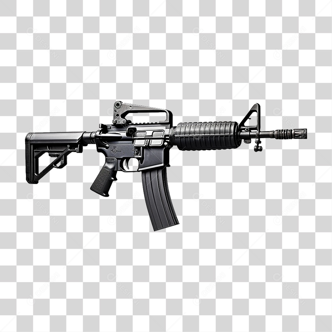 Arma de Fogo Rifle PNG Transparente