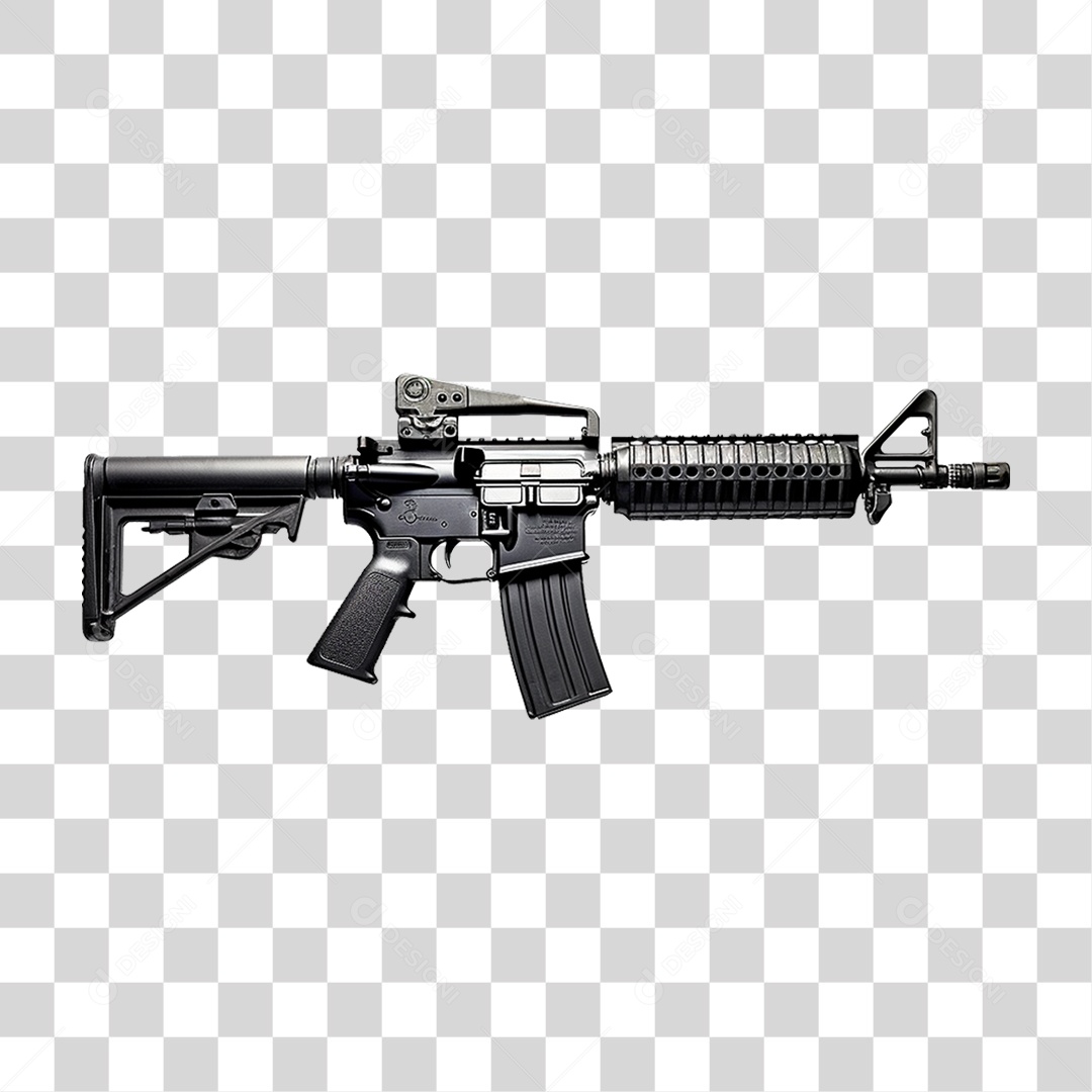 Arma de Fogo Rifle PNG Transparente