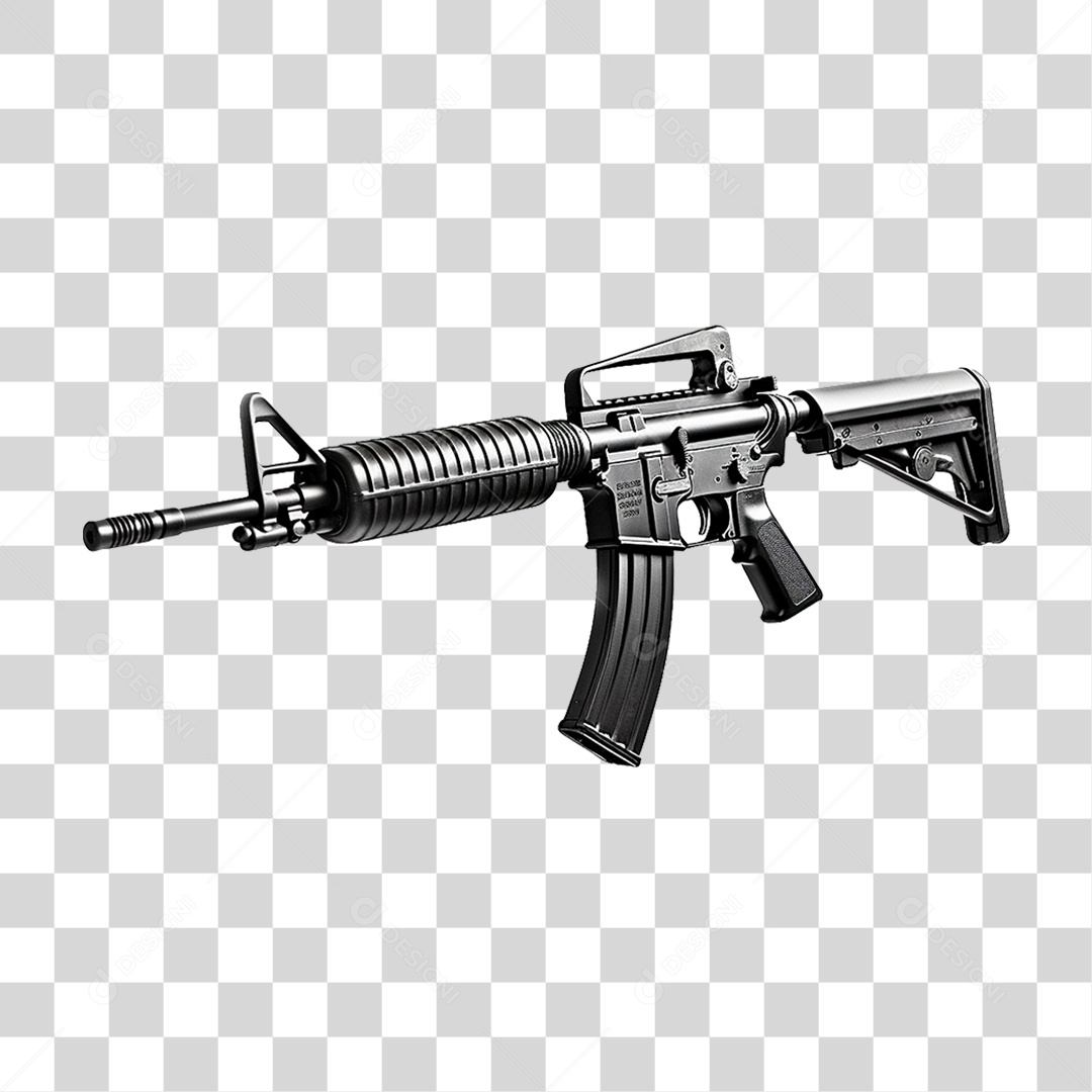 Arma de Fogo Rifle PNG Transparente