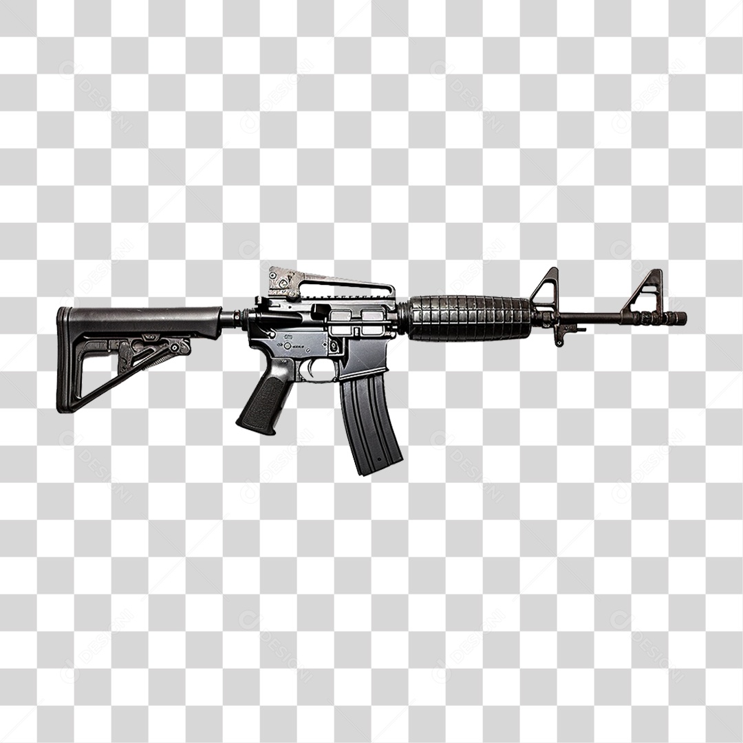 Arma de Fogo Rifle PNG Transparente