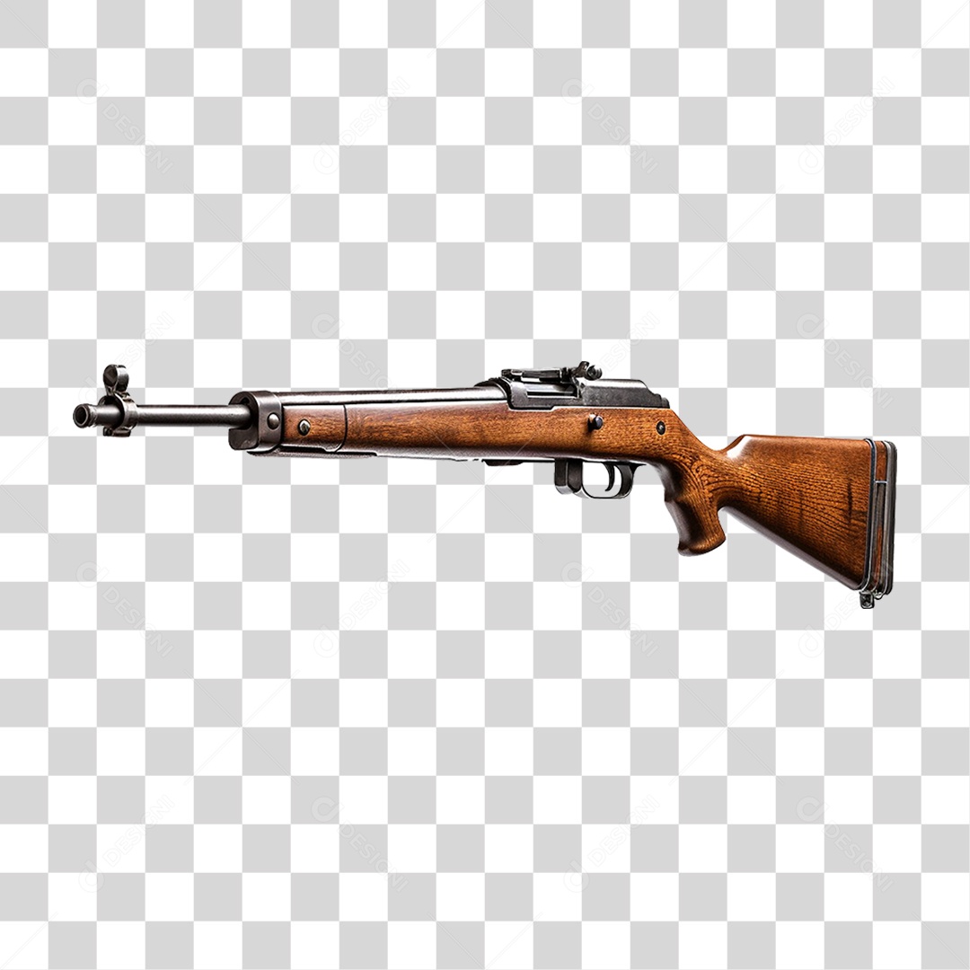 Arma de Fogo Rifle PNG Transparente
