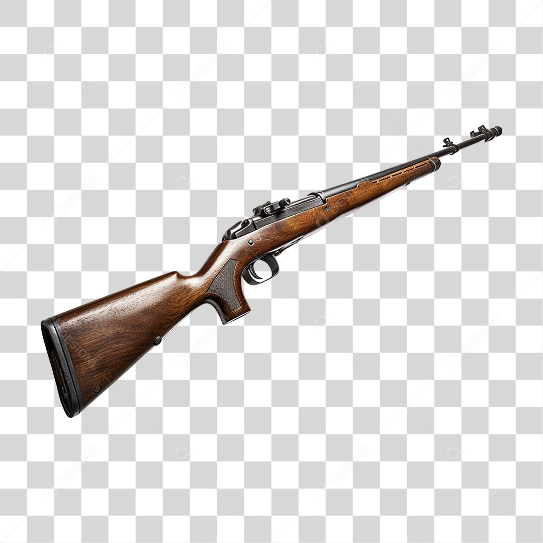 Arma de Fogo Rifle PNG Transparente