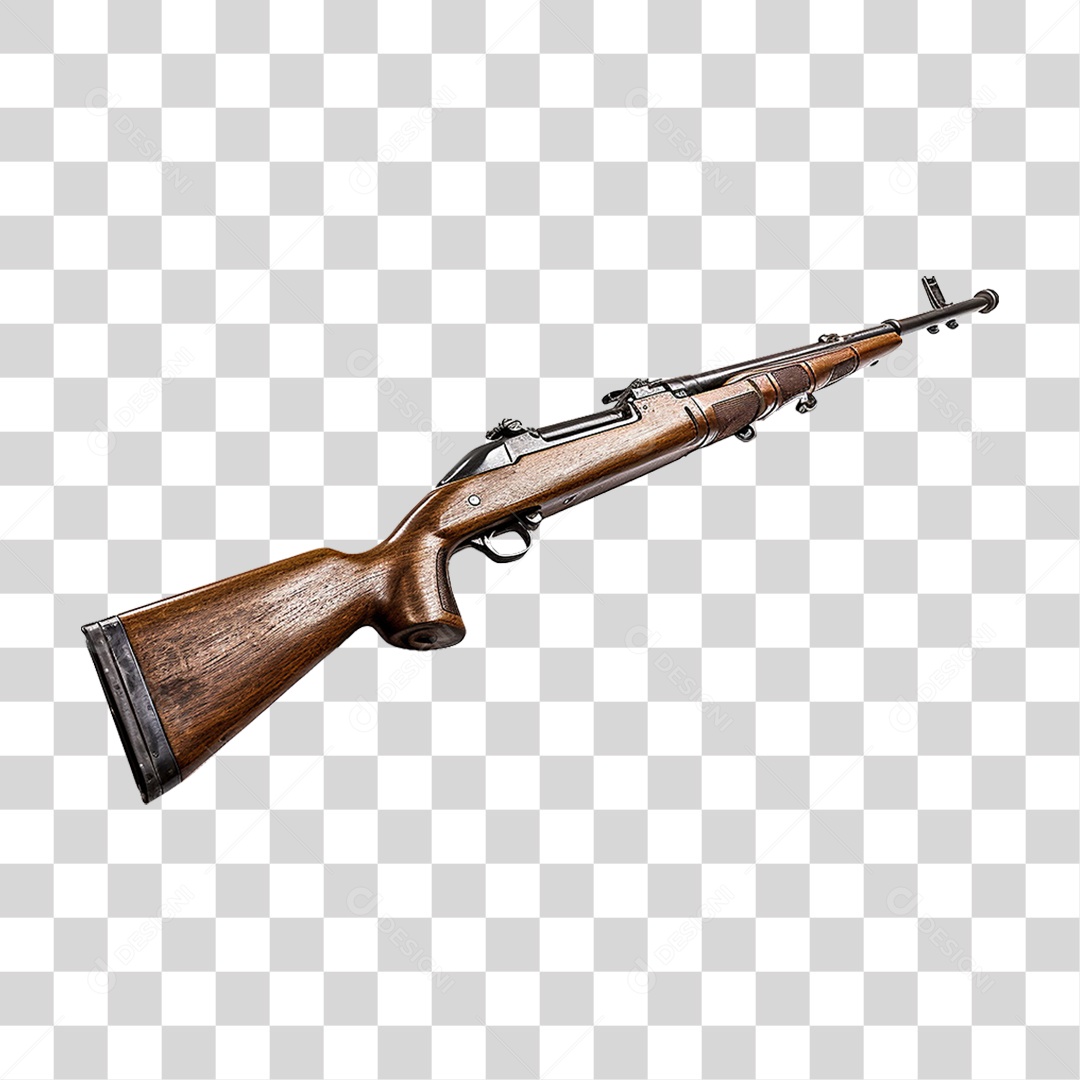 Arma de Fogo Rifle PNG Transparente