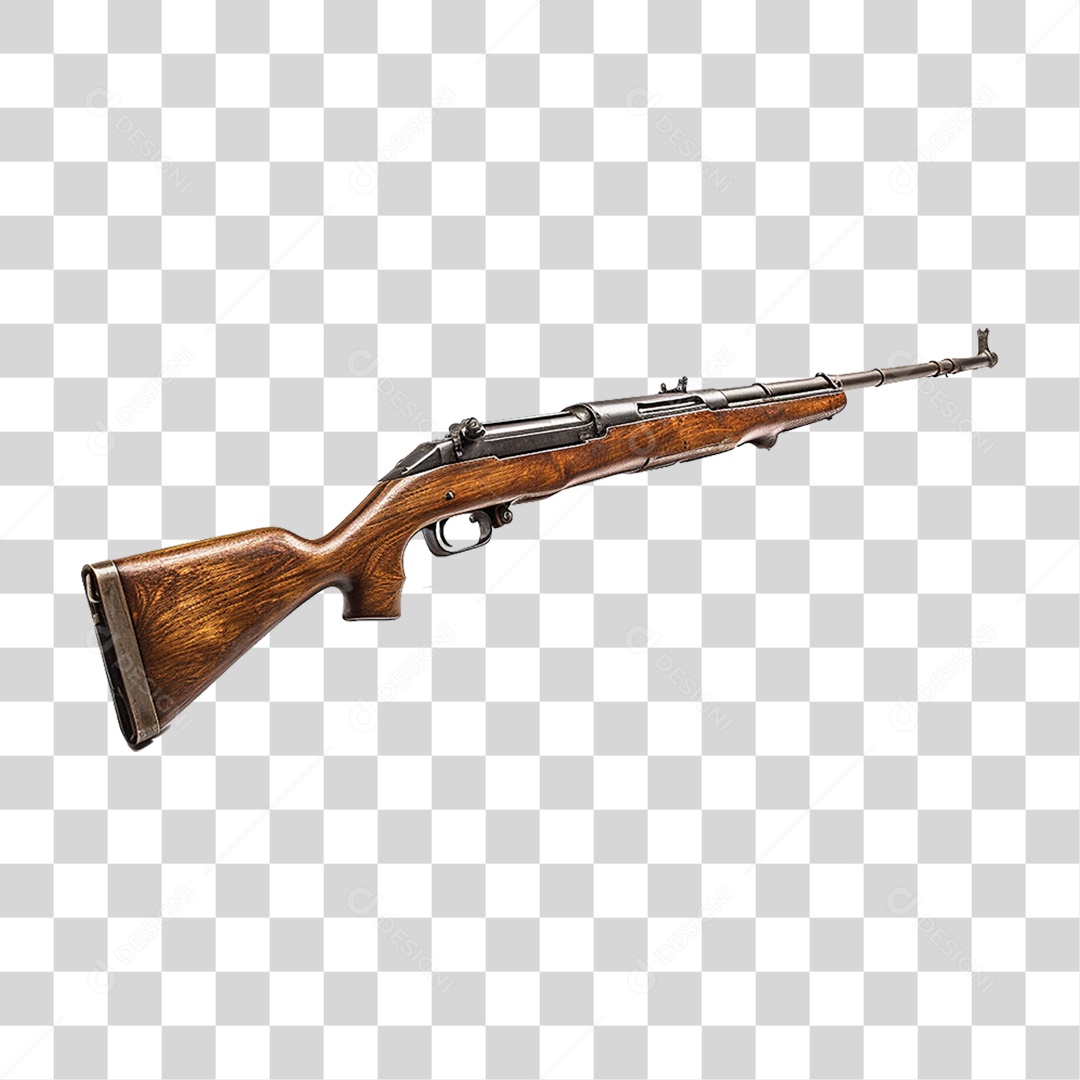 Arma de Fogo Rifle PNG Transparente