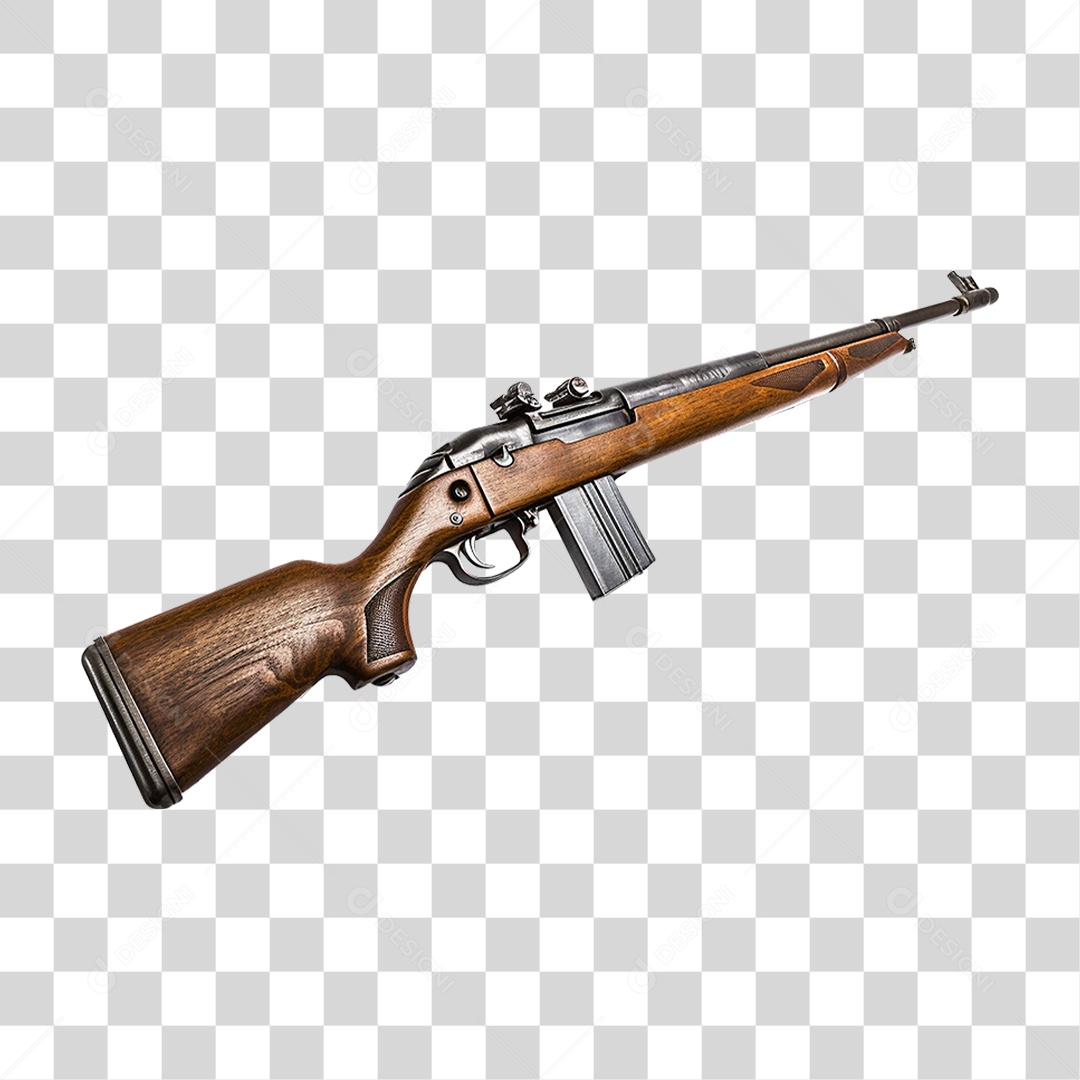 Arma de Fogo Rifle PNG Transparente