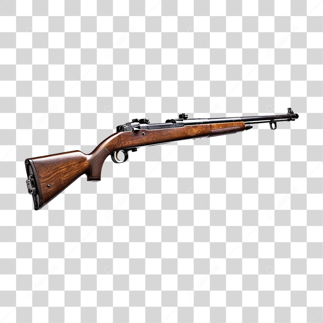 Arma de Fogo Rifle PNG Transparente