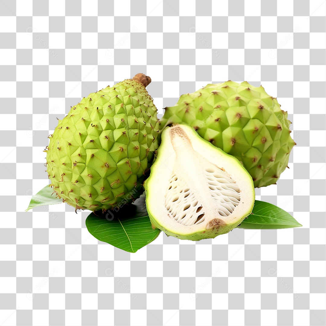 Fruta Graviola PNG Transparente