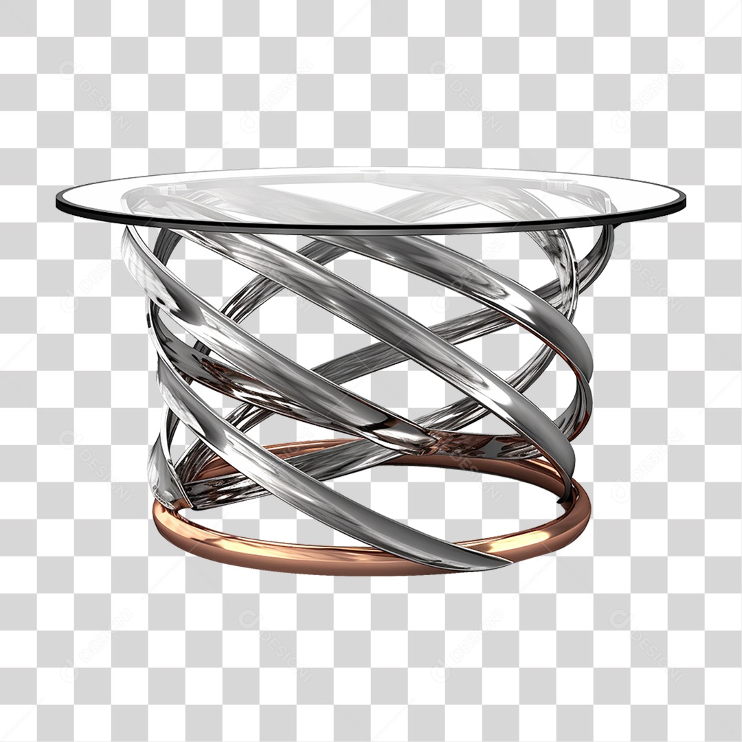 Mesa de Vidro PNG Transparente