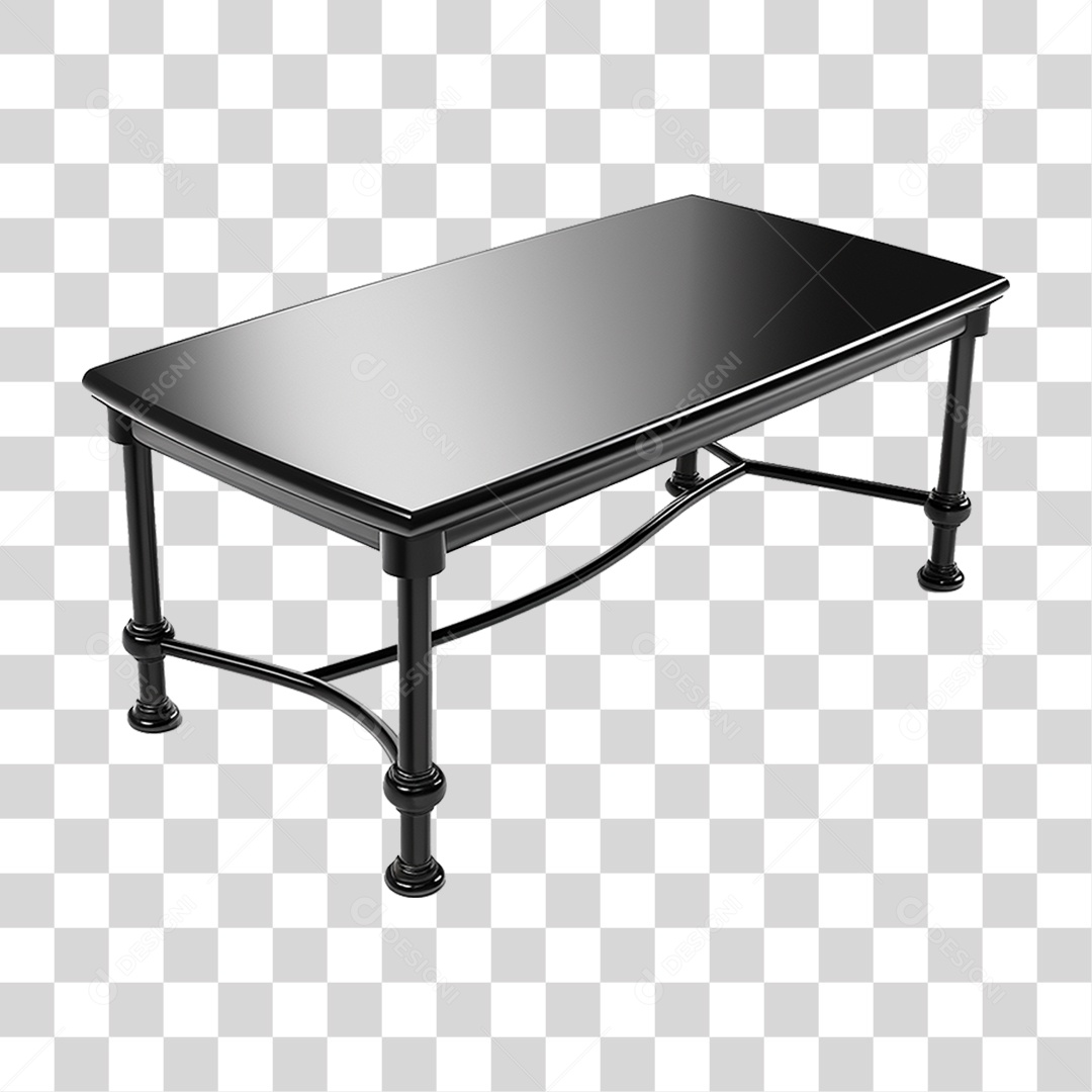 Mesa de Madeira PNG Transparente