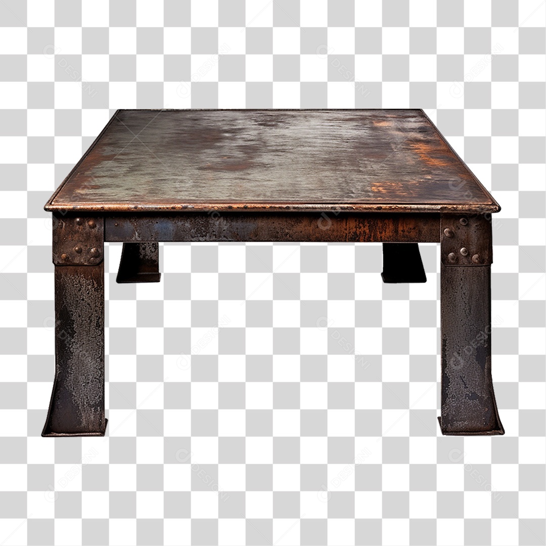 Mesa de Madeira PNG Transparente