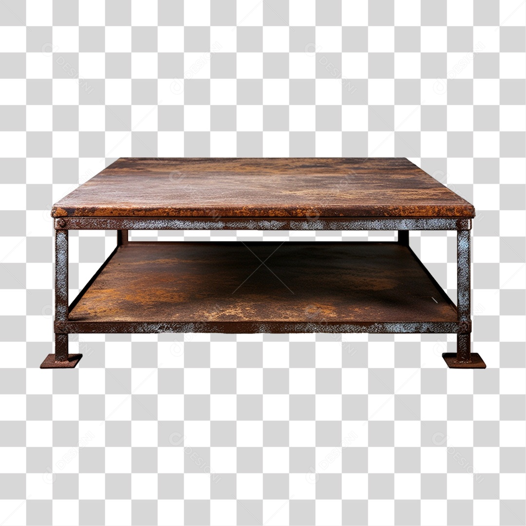 Mesa de Madeira PNG Transparente