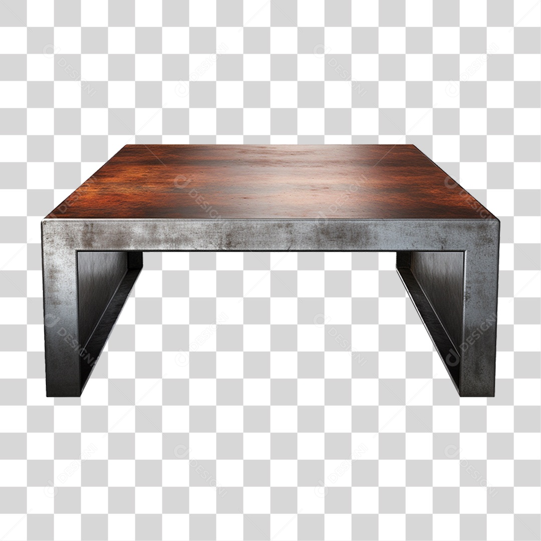 Mesa de Madeira PNG Transparente