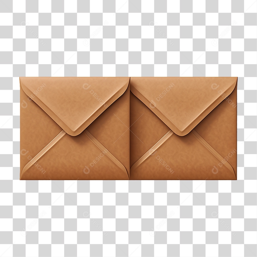 Envelope de Papel PNG Transparente