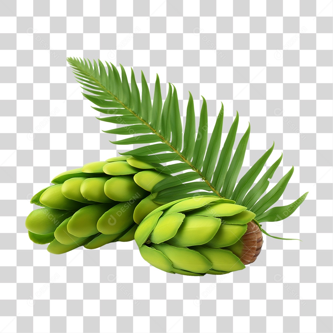 Fruto da Planta Zamia PNG Transparente