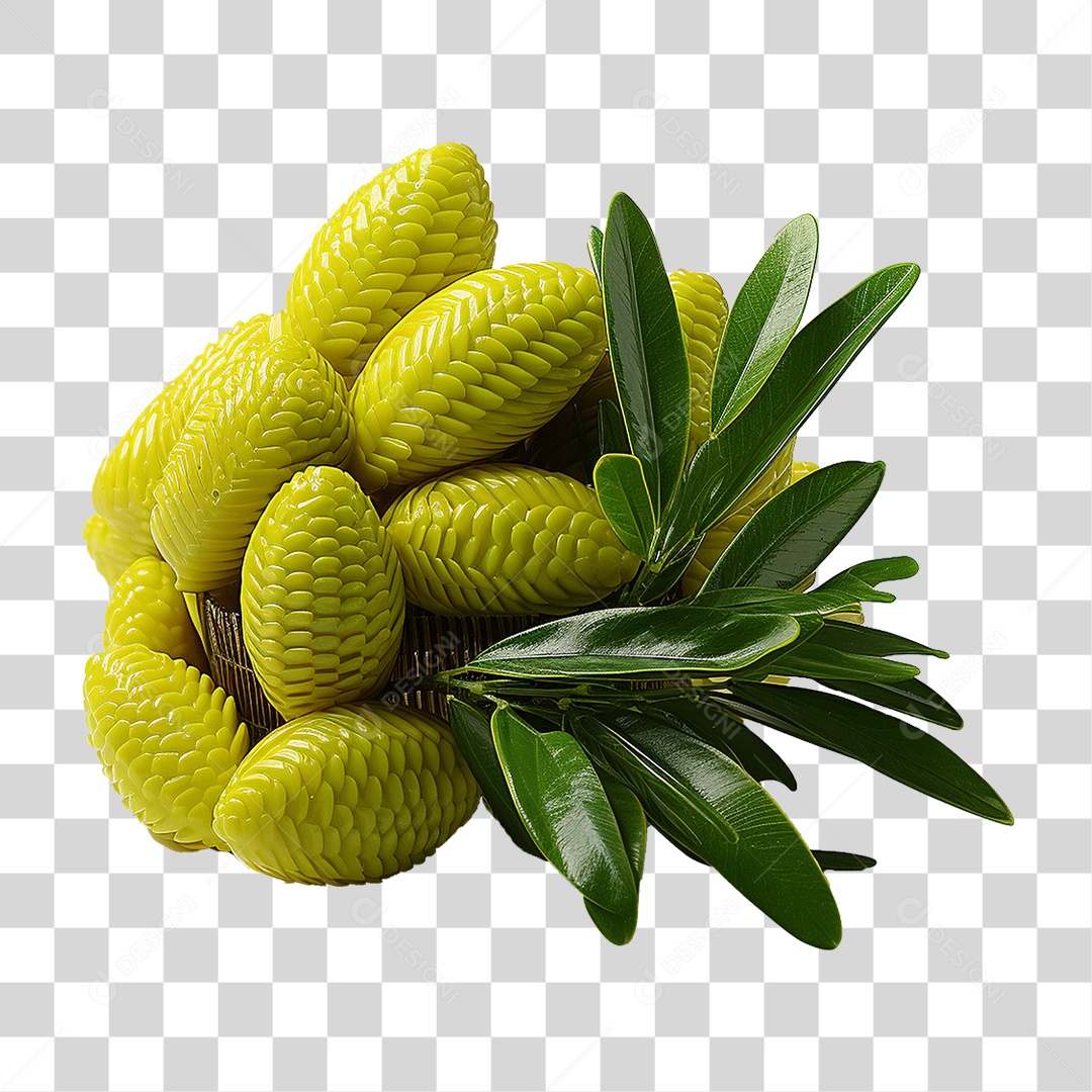 Fruto da Planta Zamia PNG Transparente