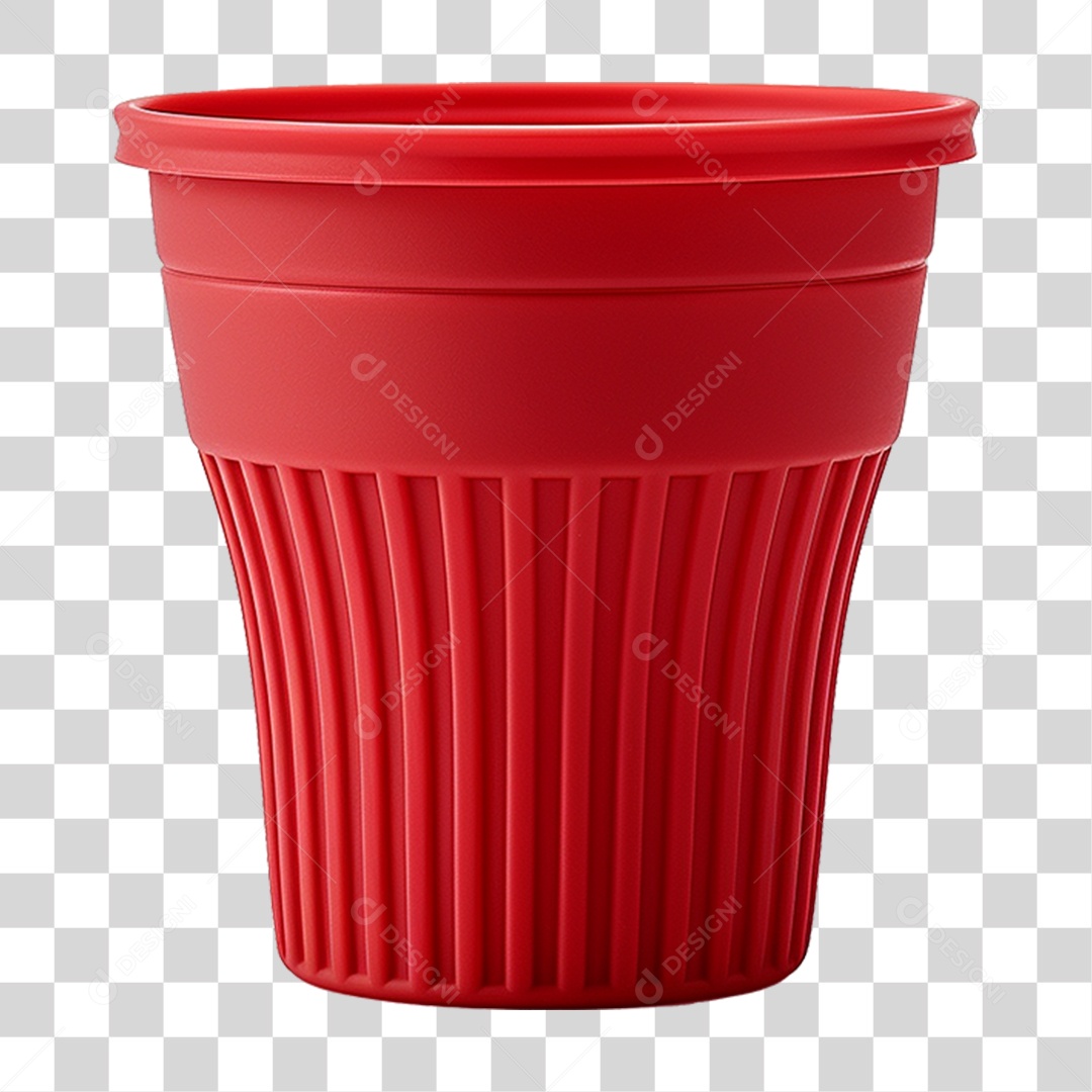 Copo Vermelho PNG Transparente