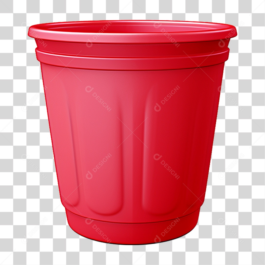 Copo Vermelho PNG Transparente