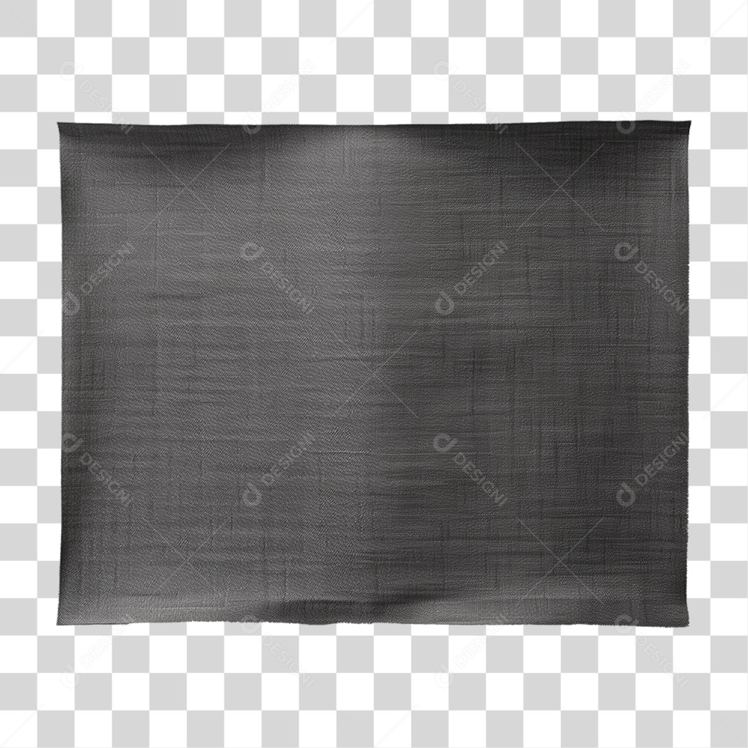 Pano Preto PNG Transparente