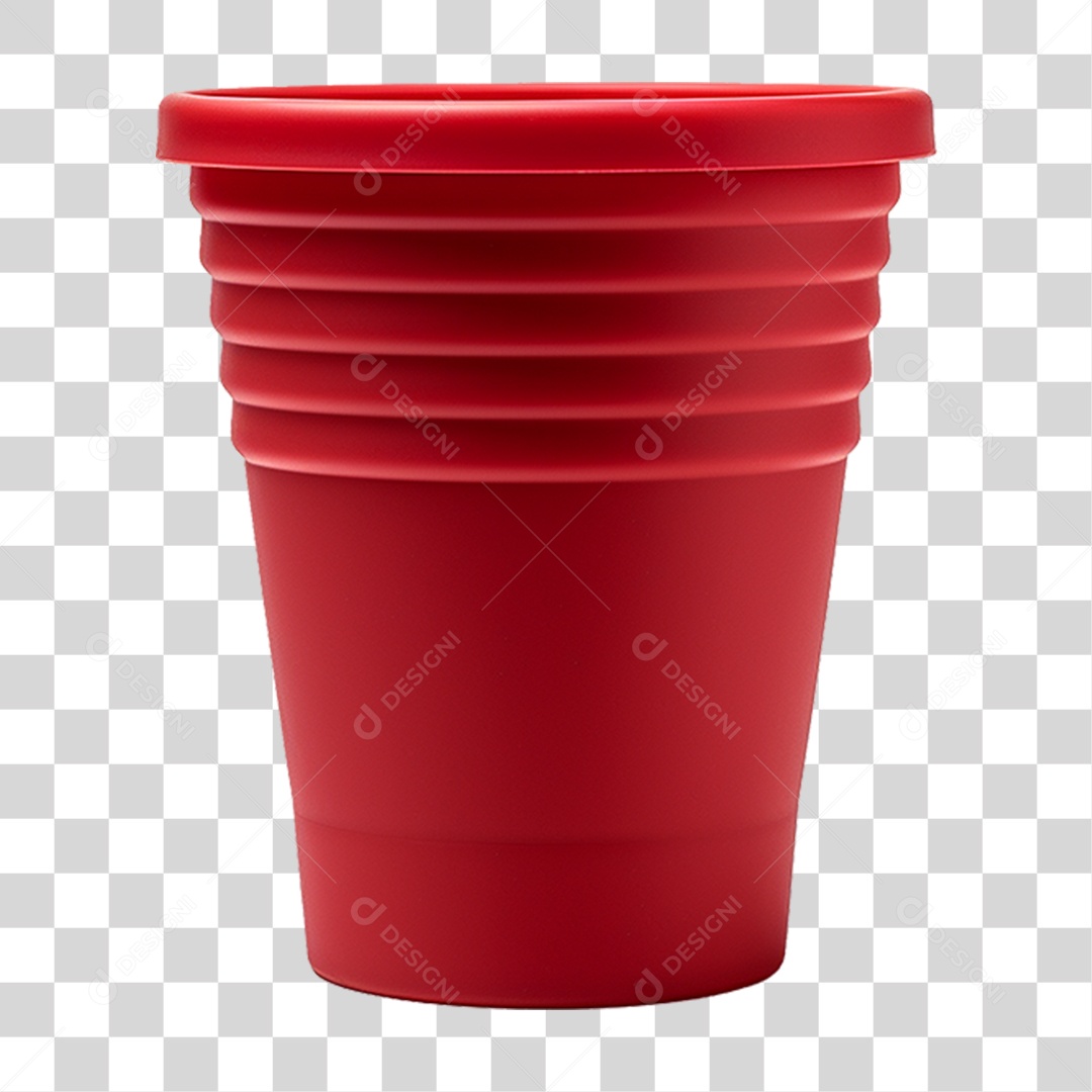 Copo Vermelho PNG Transparente