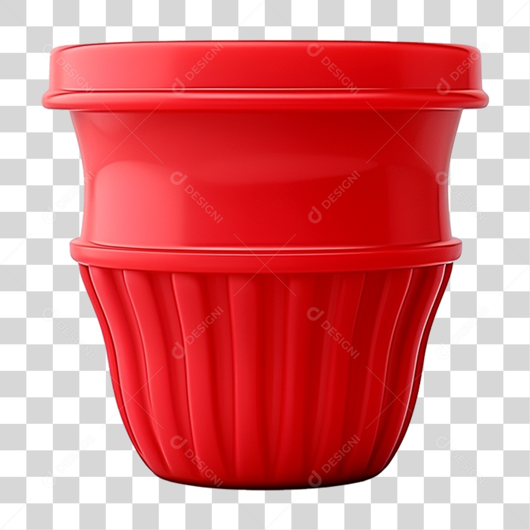 Copo Vermelho PNG Transparente