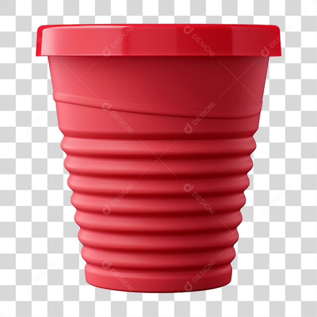 Copo Vermelho PNG Transparente