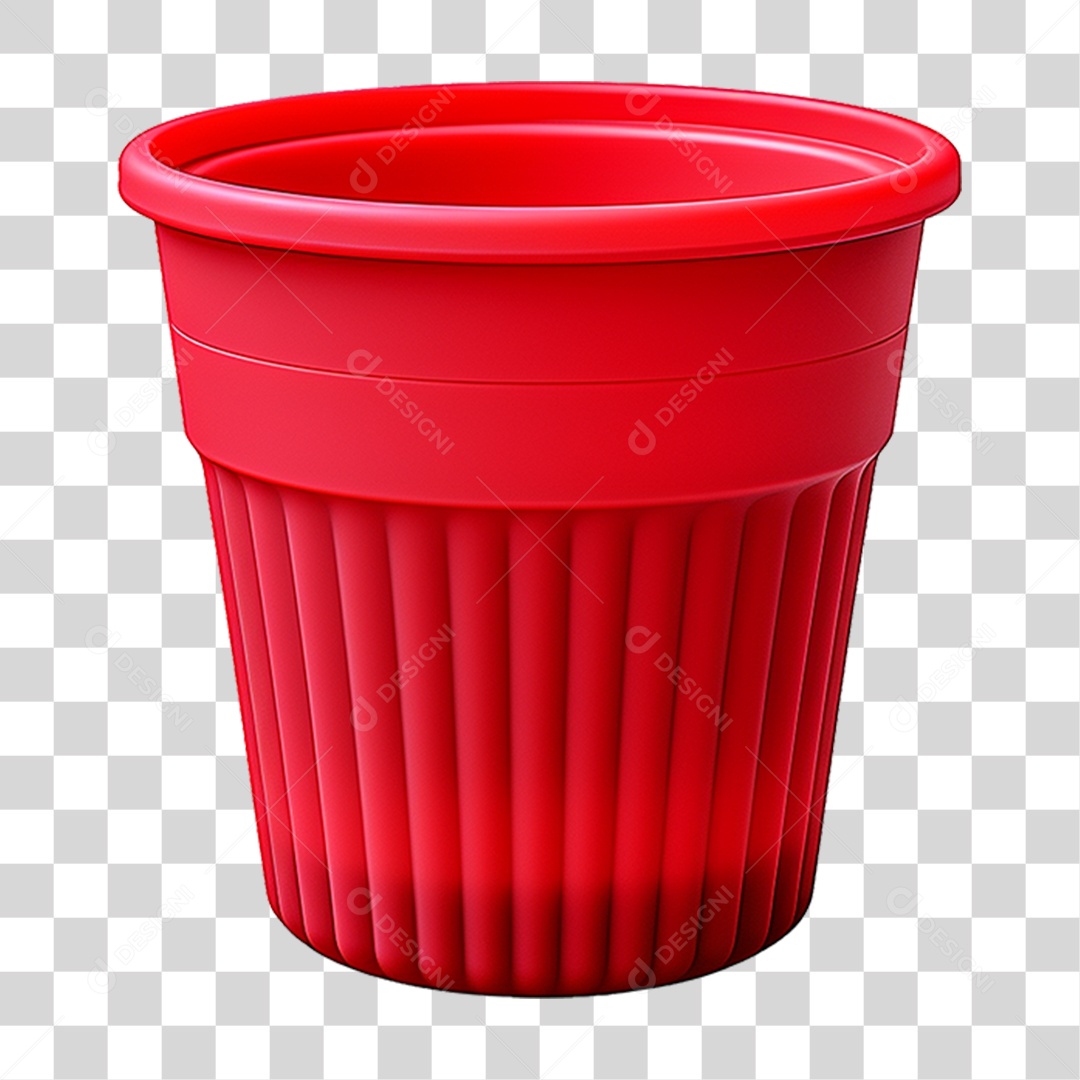 Copo Vermelho PNG Transparente