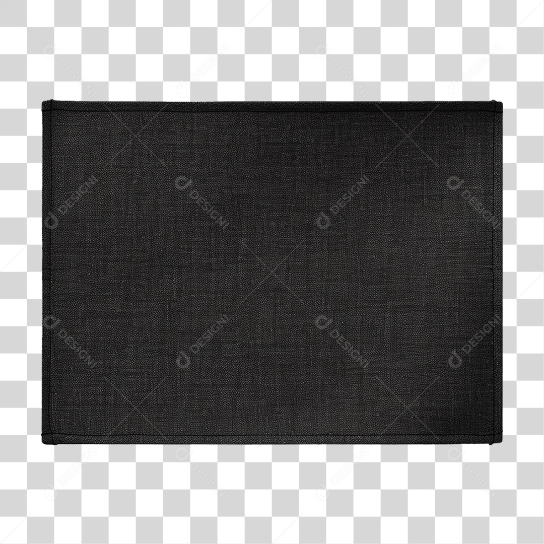 Pano Preto PNG Transparente