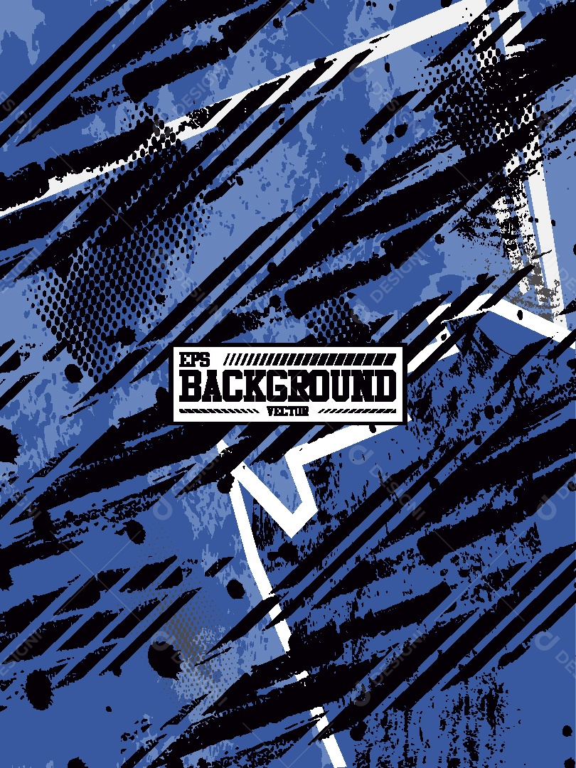 Background com Efeito Azul Ilustração Vetor EPS