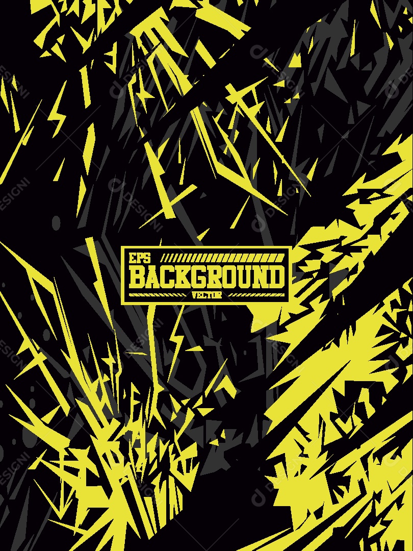 Background com Efeito Amarelo Ilustração Vetor EPS