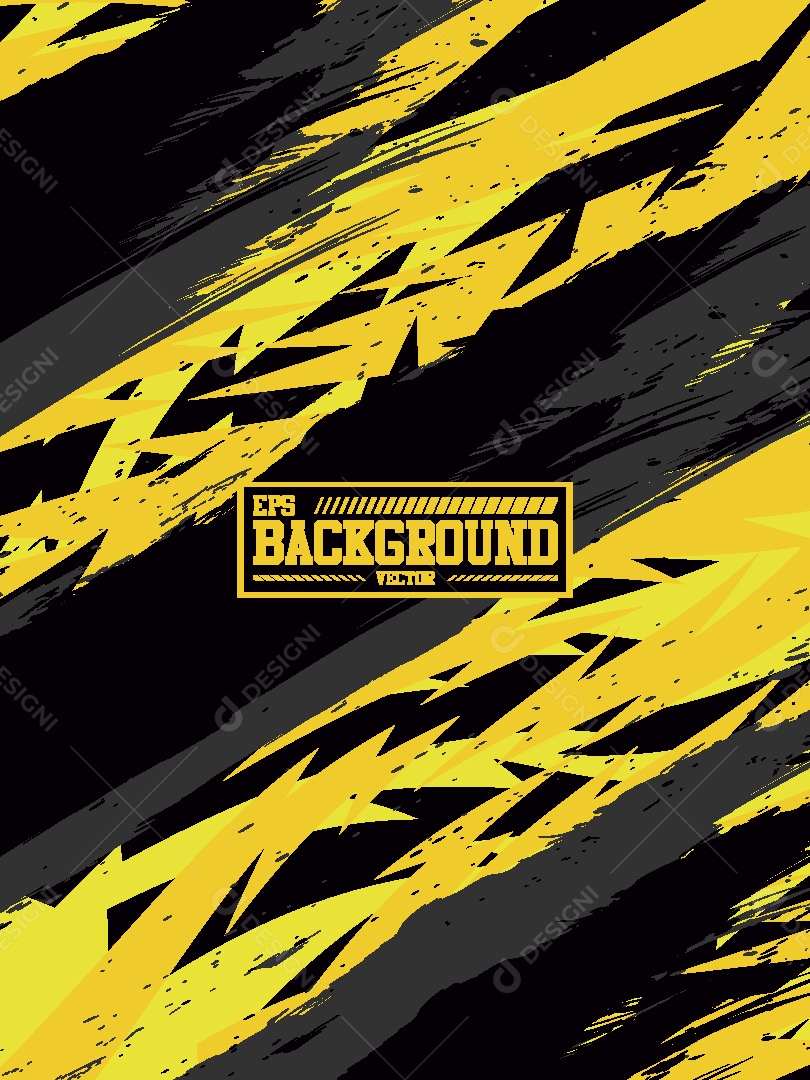 Background com Efeito Amarelo Ilustração Vetor EPS