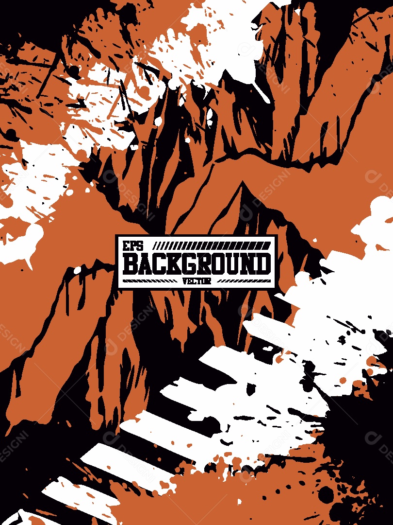 Background com Efeito Marrom Ilustração Vetor EPS