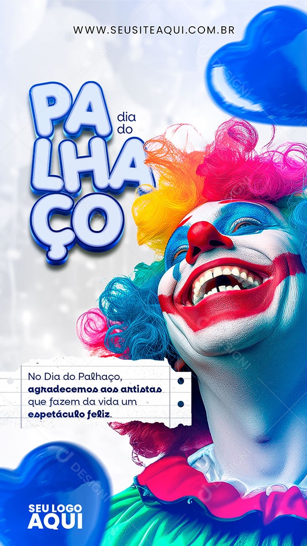 Story Dia do Palhaço 10 de Dezembro Social Media PSD Editável