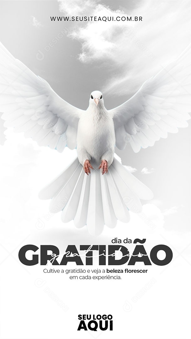 Story Dia da Gratidão 06 de Janeiro Veja a Beleza Florescer em Cada Experiência Social Media PSD Editável