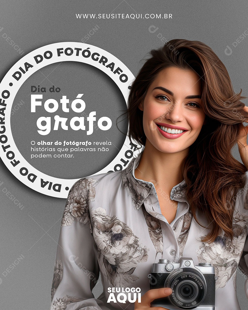 Dia Do Fotógrafo 08 De Janeiro Revela Histórias que Palavras não Podem Contar Social Media PSD Editável