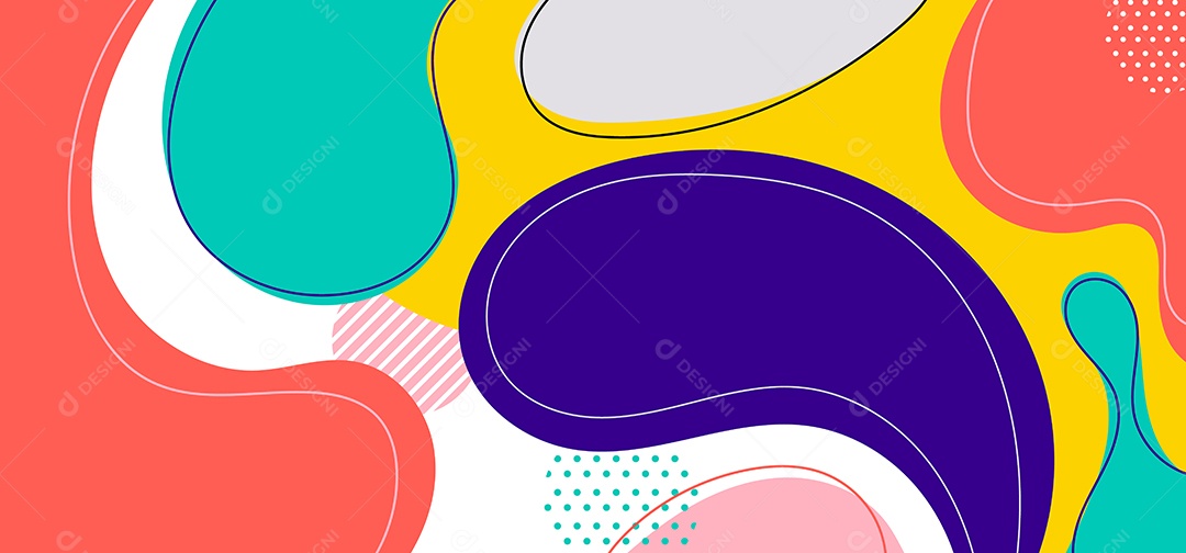 Background Orgânico Ilustração Vetor EPS