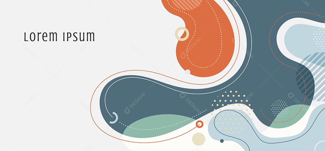 Background Orgânico Ilustração Vetor EPS