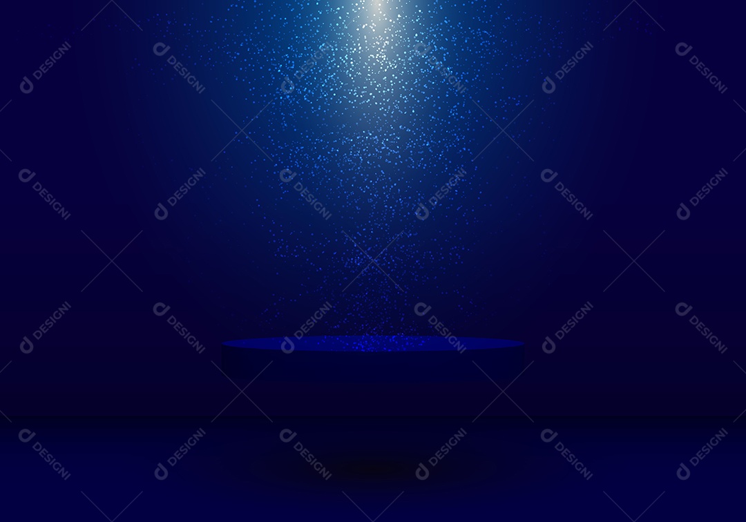 Modelo de Pódio Ilustração Vetor EPS Editável