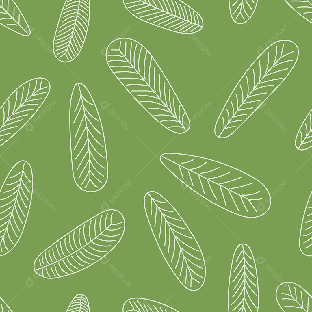 Background de Folhas Ilustração Vetor EPS